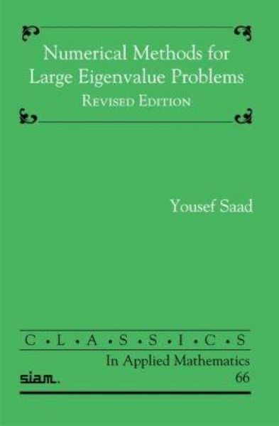 Produktbild: Numerical Methods for Large Eigenvalue Problems