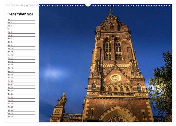 Produktbild: Krefeld Impressionen (Wandkalender 2026 DIN A2 quer), CALVENDO Monatskalender