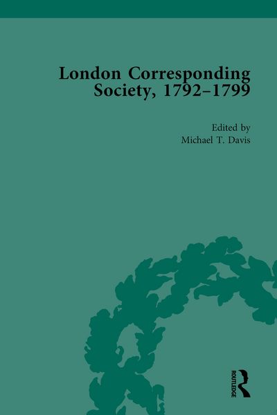 Produktbild: The London Corresponding Society, 1792-1799 Vol 1