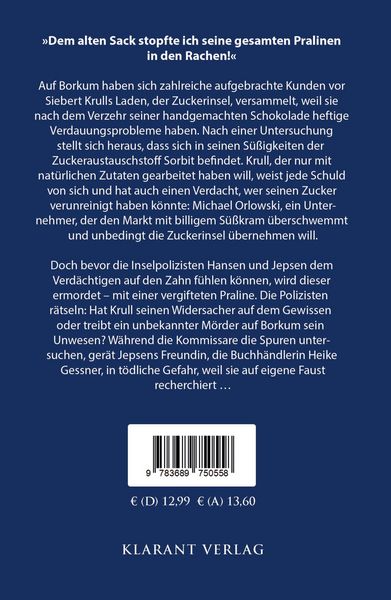 Produktbild: Borkumer Pralinen. Ostfrieslandkrimi