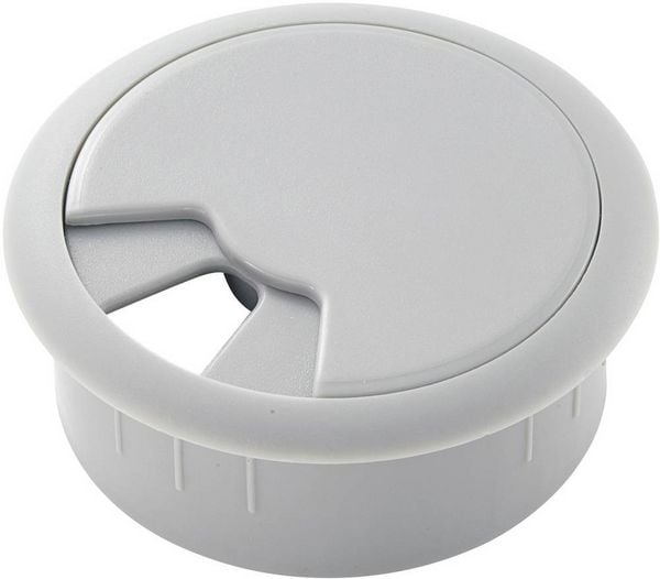 Produktbild: TRU Components 522829 Kabeldurchf&uuml;hrung ABS Grau 1St.
