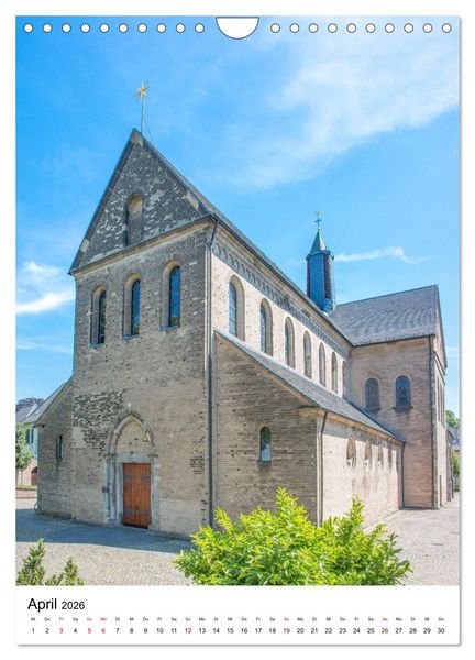 Produktbild: Kirchen in D&uuml;sseldorf (Wandkalender 2026 DIN A4 hoch), CALVENDO Monatskalender