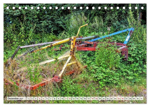 Produktbild: Landmaschinen im Dornr&ouml;schenschlaf (Tischkalender 2027 DIN A5 quer), CALVENDO Monatskalender