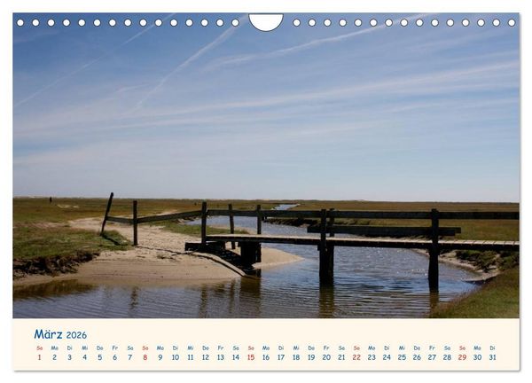 Produktbild: Urlaub auf Borkum (Wandkalender 2026 DIN A4 quer), CALVENDO Monatskalender