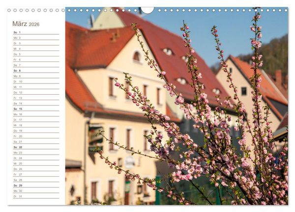Produktbild: K&ouml;nigstein Perspektiven - Elbsandstein (Wandkalender 2026 DIN A3 quer), CALVENDO Monatskalender