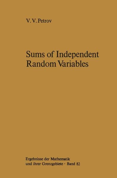 Produktbild: Sums of Independent Random Variables