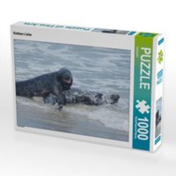 CALVENDO Puzzle Robben Liebe 1000 Teile Lege-Größe 64 x 48 cm Foto-Puzzle Bild von kattobello