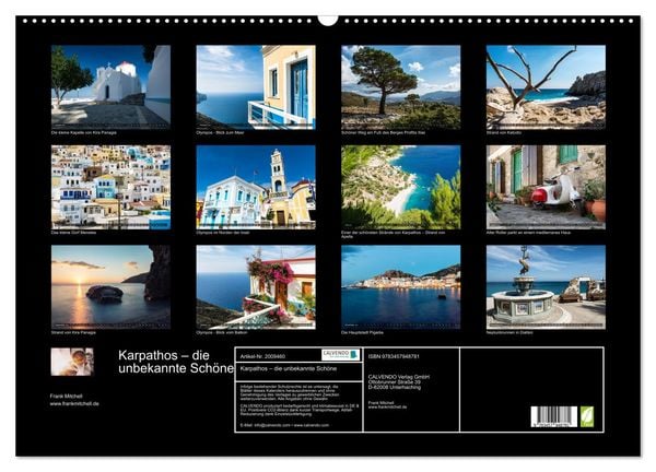 Produktbild: Karpathos &ndash; die unbekannte Sch&ouml;ne (Wandkalender 2026 DIN A2 quer), CALVENDO Monatskalender