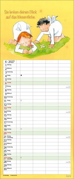 Produktbild: Familientimer Schutzengel 2027