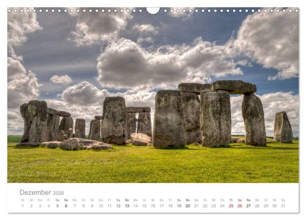 Produktbild: Zauberhaftes S&uuml;dengland (Wandkalender 2026 DIN A3 quer), CALVENDO Monatskalender