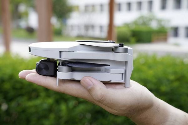 Produktbild: Potensic ATOM SE Quadrocopter RtF Einsteiger, Kameraflug Grau
