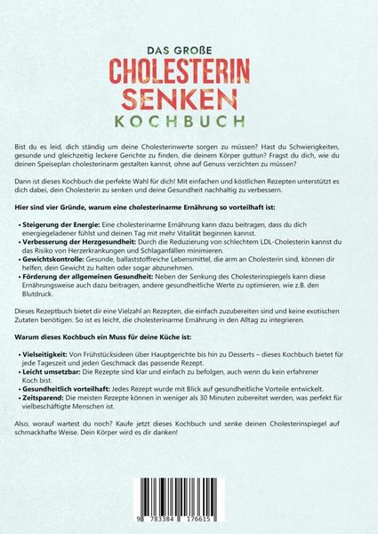 Produktbild: Das gro&szlig;e Cholesterin Senken Kochbuch