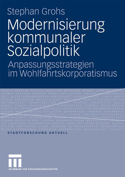 Produktbild: Modernisierung kommunaler Sozialpolitik