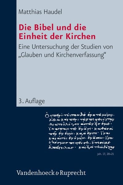 Produktbild: Die Bibel und die Einheit der Kirchen
