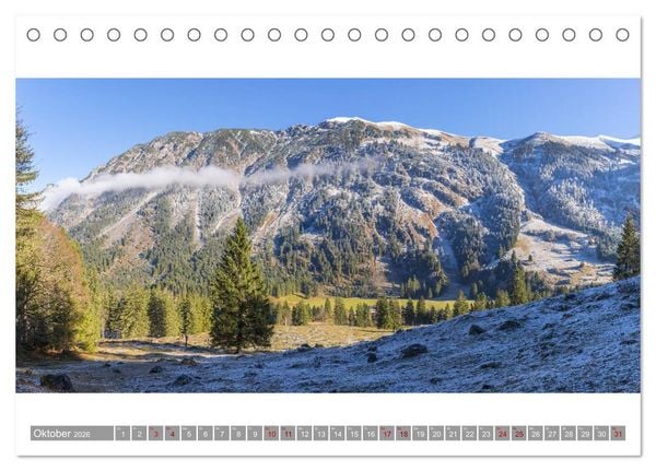 Produktbild: Oberallg&auml;u Panorama (Tischkalender 2026 DIN A5 quer), CALVENDO Monatskalender