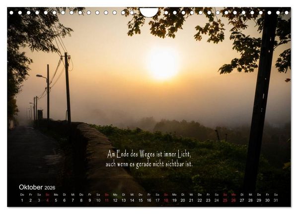 Produktbild: wundersch&ouml;ne Lichtmomente (Wandkalender 2026 DIN A4 quer), CALVENDO Monatskalender