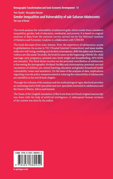 Produktbild: Gender Inequalities and Vulnerability of sub-Saharan Adolescents