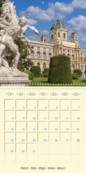 Produktbild: Heindl, K: Beautiful Vienna (Wall Calendar 2021 300 &times; 300 mm