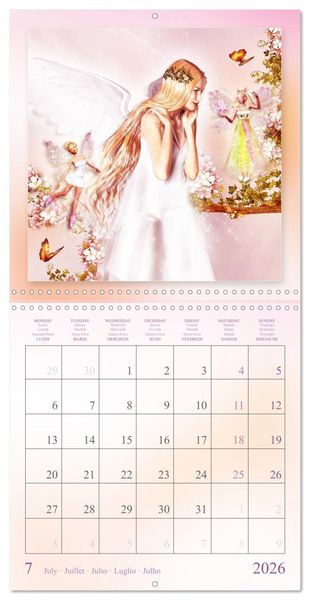 Produktbild: Heavenly Angels (Wall Calendar 2026 12 &times; 12 Inch) CALVENDO 12 Month Wall Calendar