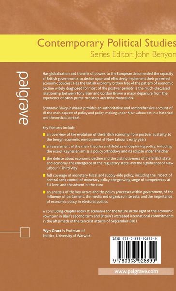 Produktbild: Economic Policy in Britain