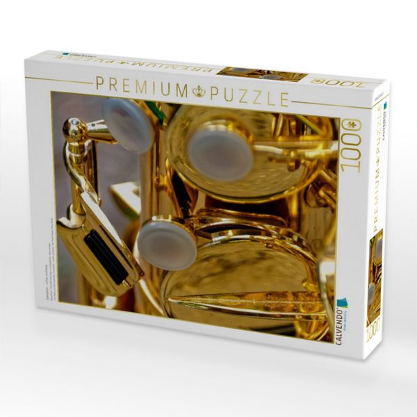 Produktbild: CALVENDO Puzzle Saxophon - sch&ouml;n und sexy | 1000 Teile Lege-Gr&ouml;&szlig;e 64x48cm Foto-Puzzle f&uuml;r gl&uuml;ckliche Stunden