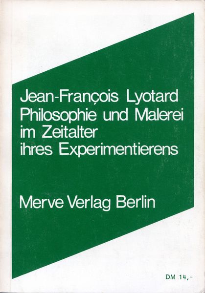 Produktbild: Philosophie und Malerei im Zeitalter ihres Experimentierens