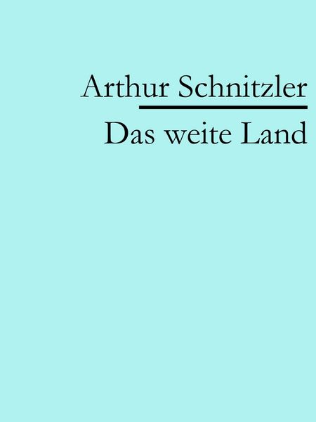 Produktbild: Das weite Land