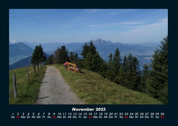 Produktbild: Wanderlust 2025 Fotokalender DIN A4