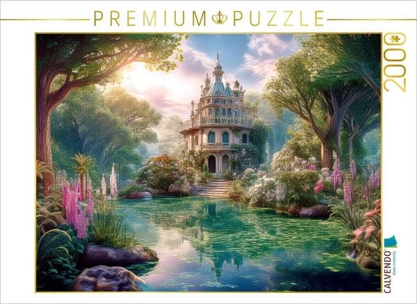 CALVENDO Puzzle Das verspielte Schlösschen | 2000 Teile Lege-Größe 90 × 67 cm Foto-Puzzle für glückliche Stunden
