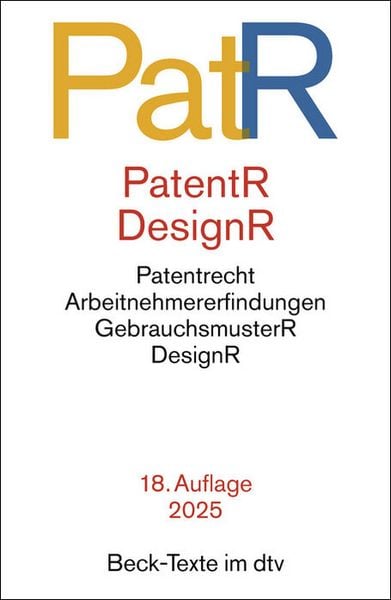 Produktbild: Patent- und Designrecht