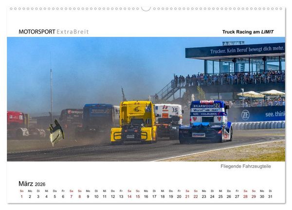 Produktbild: Truck Racing am LIMIT - Panoramabilder (Wandkalender 2026 DIN A2 quer), CALVENDO Monatskalender