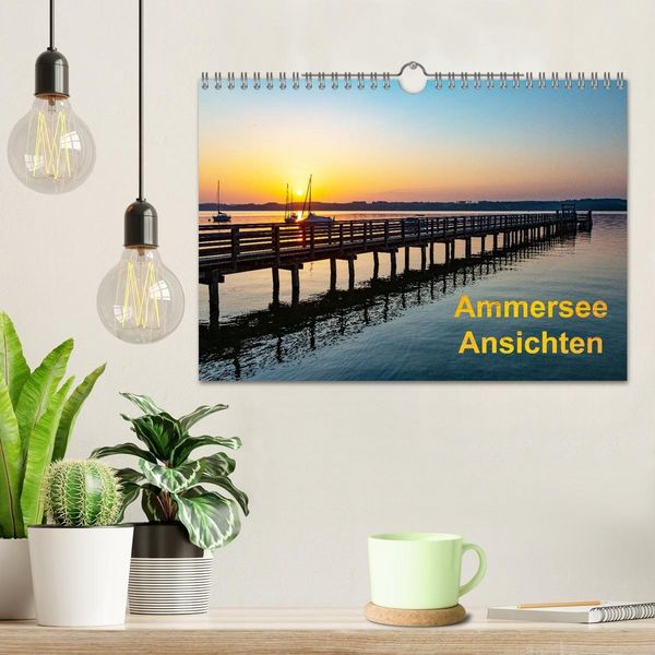 Produktbild: Ammersee-Ansichten (Wandkalender 2027 DIN A4 quer), CALVENDO Monatskalender