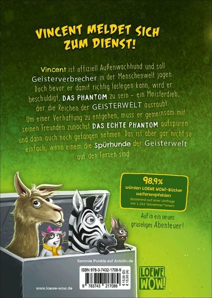 Produktbild: Vincent jagt das Phantom (Band 5)
