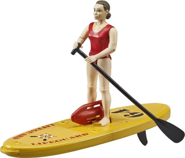 Bruder - bworld Life Guard mit Stand Up Paddle