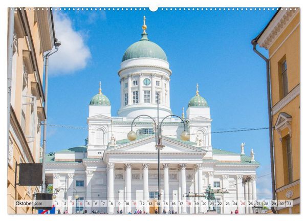 Produktbild: Helsinki - Wundersch&ouml;ne Ostseemetropole (hochwertiger Premium Wandkalender 2026 DIN A2 quer), Kunstdruck in Hochglanz