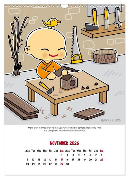 Produktbild: Mindfulness 2026 (Wall Calendar 2026 DIN A3 portrait), CALVENDO 12 Month Wall Calendar