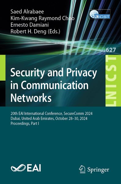 Produktbild: Security and Privacy in Communication Networks