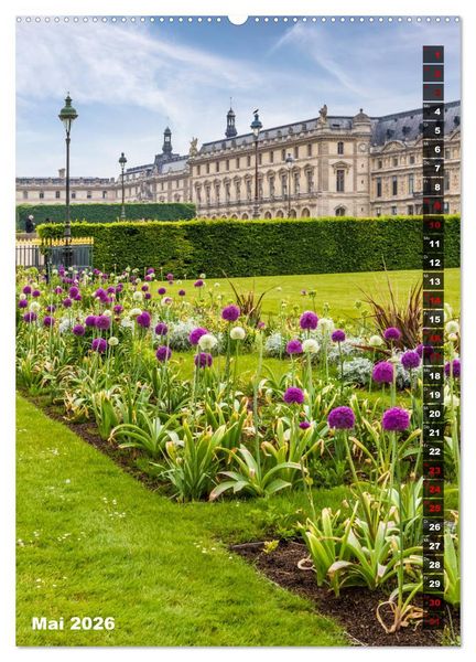 Produktbild: PARIS Stadtspaziergang (hochwertiger Premium Wandkalender 2026 DIN A2 hoch), Kunstdruck in Hochglanz