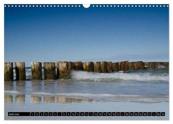 Produktbild: Binz Zingst 2026 (Wandkalender 2026 DIN A3 quer), CALVENDO Monatskalender