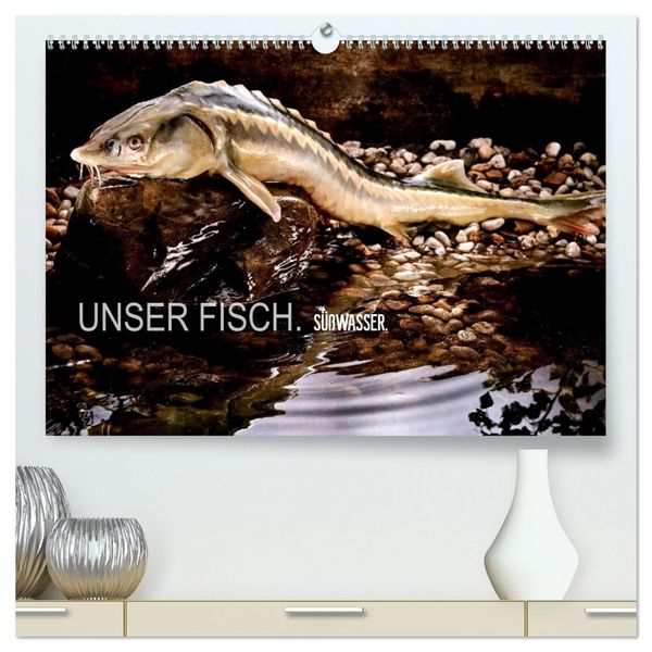 Produktbild: UNSER FISCH. S&Uuml;&szlig;WASSER. (hochwertiger Premium Wandkalender 2026 DIN A2 quer), Kunstdruck in Hochglanz