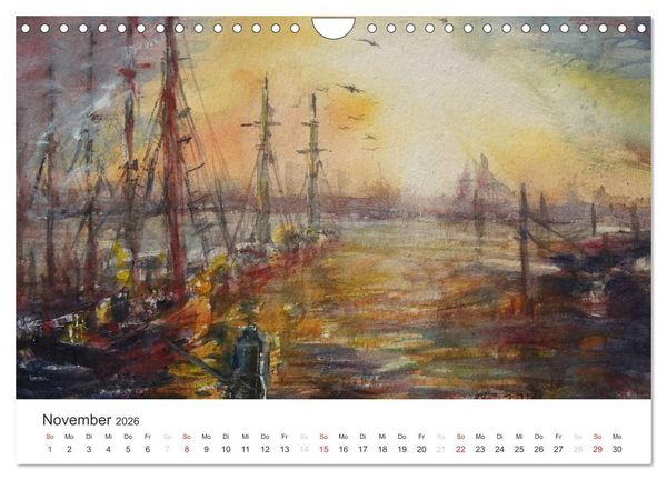 Produktbild: Die Atmosph&auml;re des Impressionismus (Wandkalender 2026 DIN A4 quer), CALVENDO Monatskalender