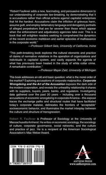 Produktbild: Corporate Wrongdoing and the Art of the Accusation