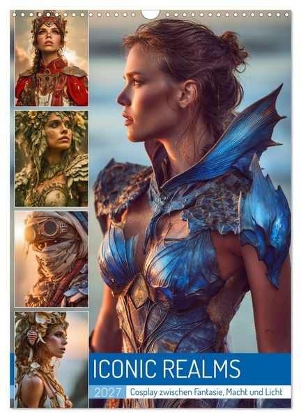 Produktbild: Iconic Realms (Wandkalender 2027 DIN A3 hoch), CALVENDO Monatskalender