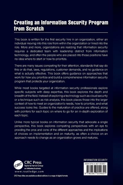 Produktbild: Creating an Information Security Program from Scratch