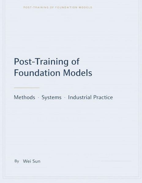 Produktbild: Foundation Model Post-Training