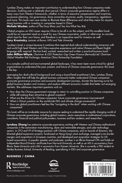 Produktbild: Understanding Chinese Corporate Governance