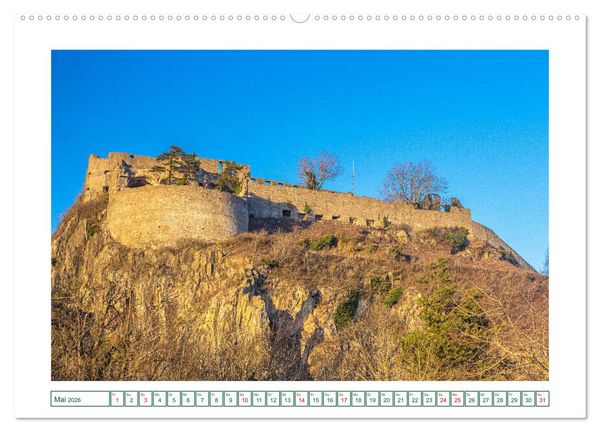 Produktbild: Festungsruine Hohentwiel im sch&ouml;nen Hegau (Wandkalender 2026 DIN A2 quer), CALVENDO Monatskalender