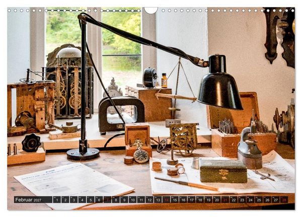 Produktbild: Traditionelles Handwerk, Werkst&auml;tten und Werkb&auml;nke im Focus (Wandkalender 2027 DIN A3 quer), CALVENDO Monatskalender