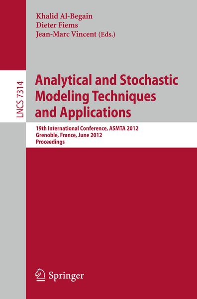 Produktbild: Analytical and Stochastic Modeling Techniques and Applications