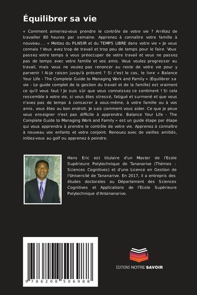 Produktbild: &Eacute;quilibrer sa vie